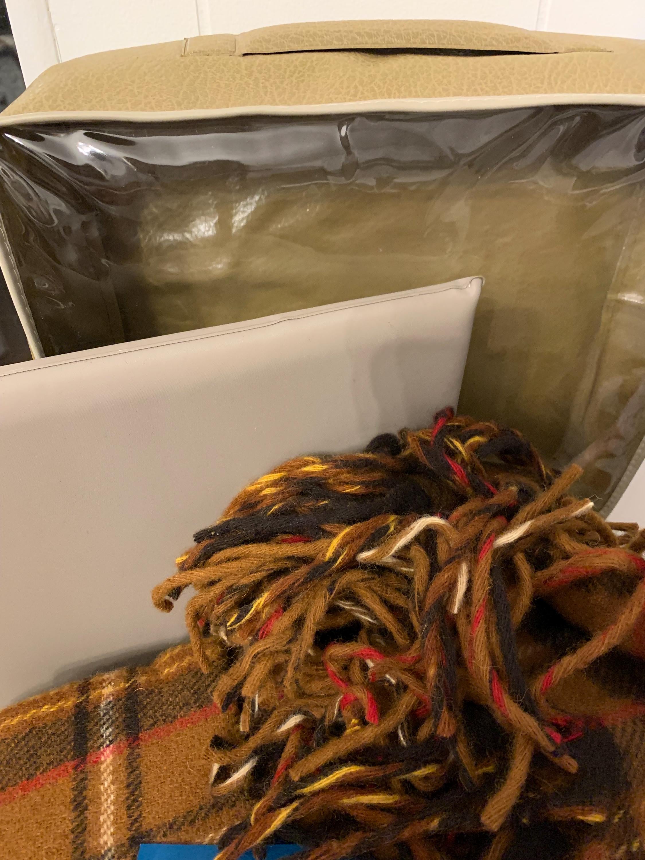 Pendleton Robe in A Bag Wool New Old Stock Stadium Blanket Plaid