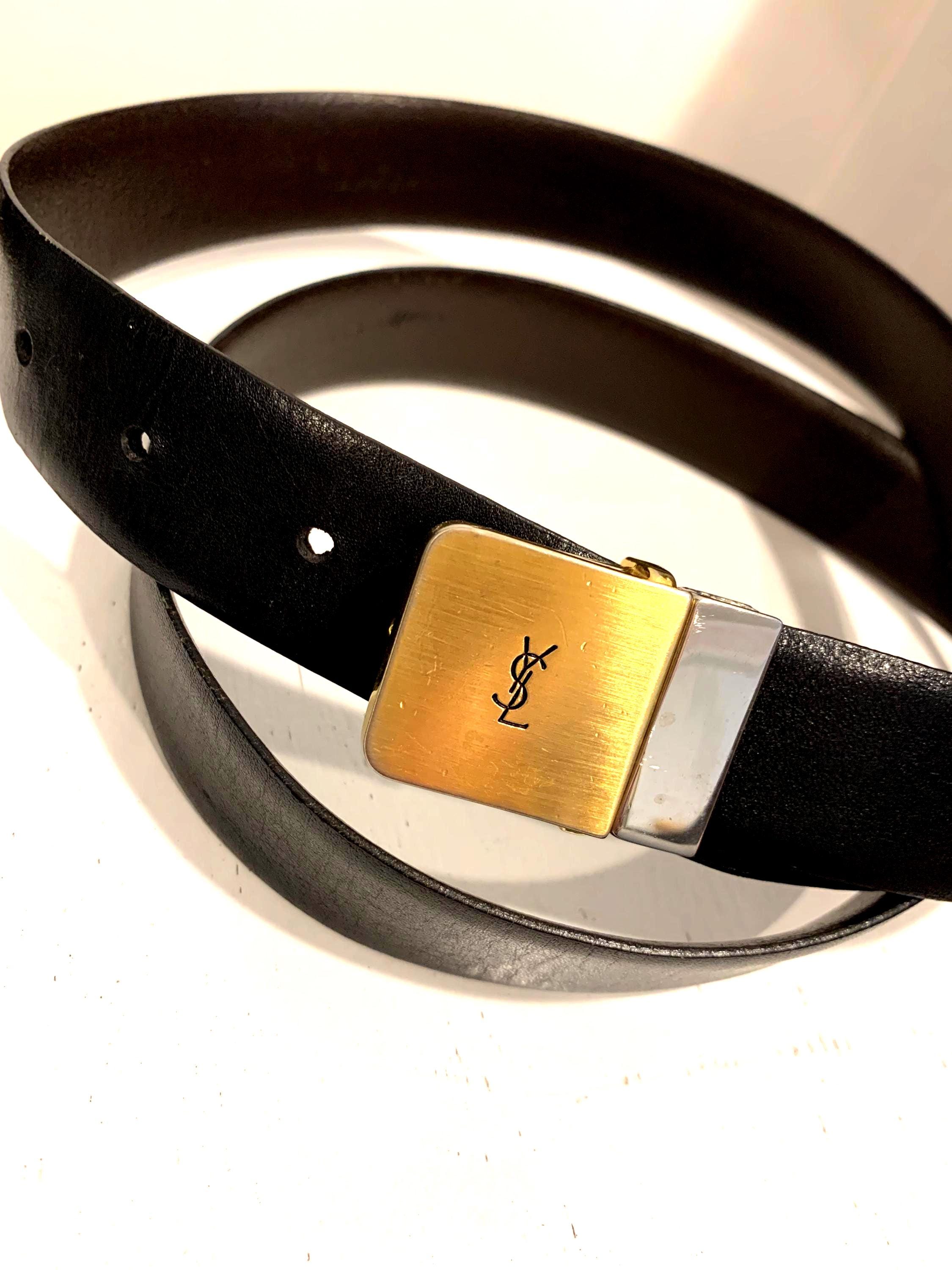 【美品】Yves Saint Laurent ゴム製ベルト ヴィンテージ 美品】Yves Saint Laurent ゴム製ベルト ヴィンテージ