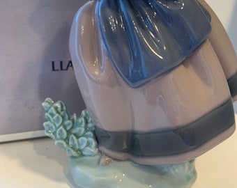Lladro Spring is Here Girl With Flower Pot Retired Collectible