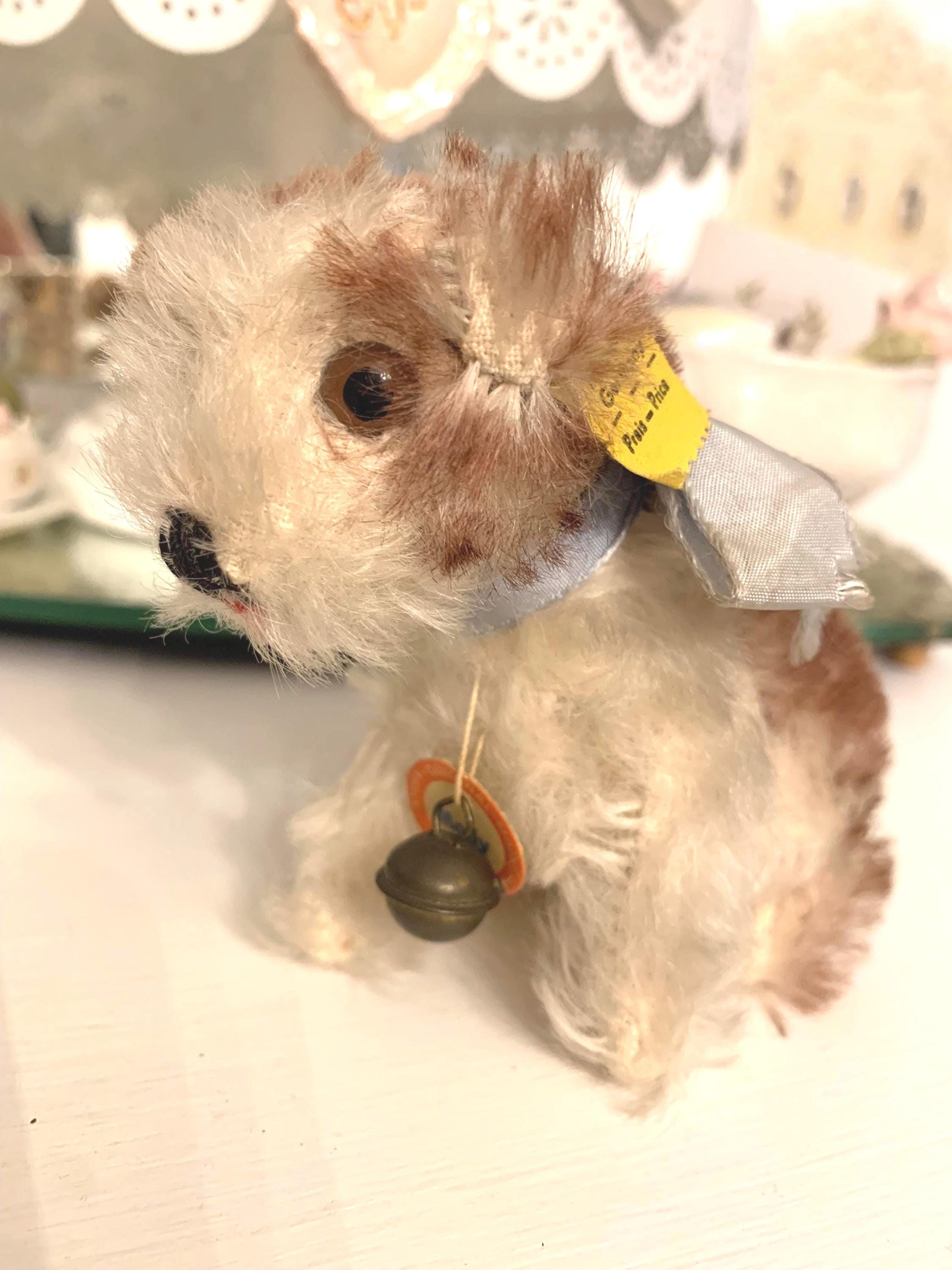 Steiff Plush Molly Dog Mini Sitting Made in Germany - Etsy