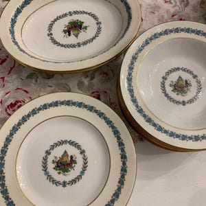 Wedgwood Appledore China Salad Plates Soup Bowls Or Serving Bowls