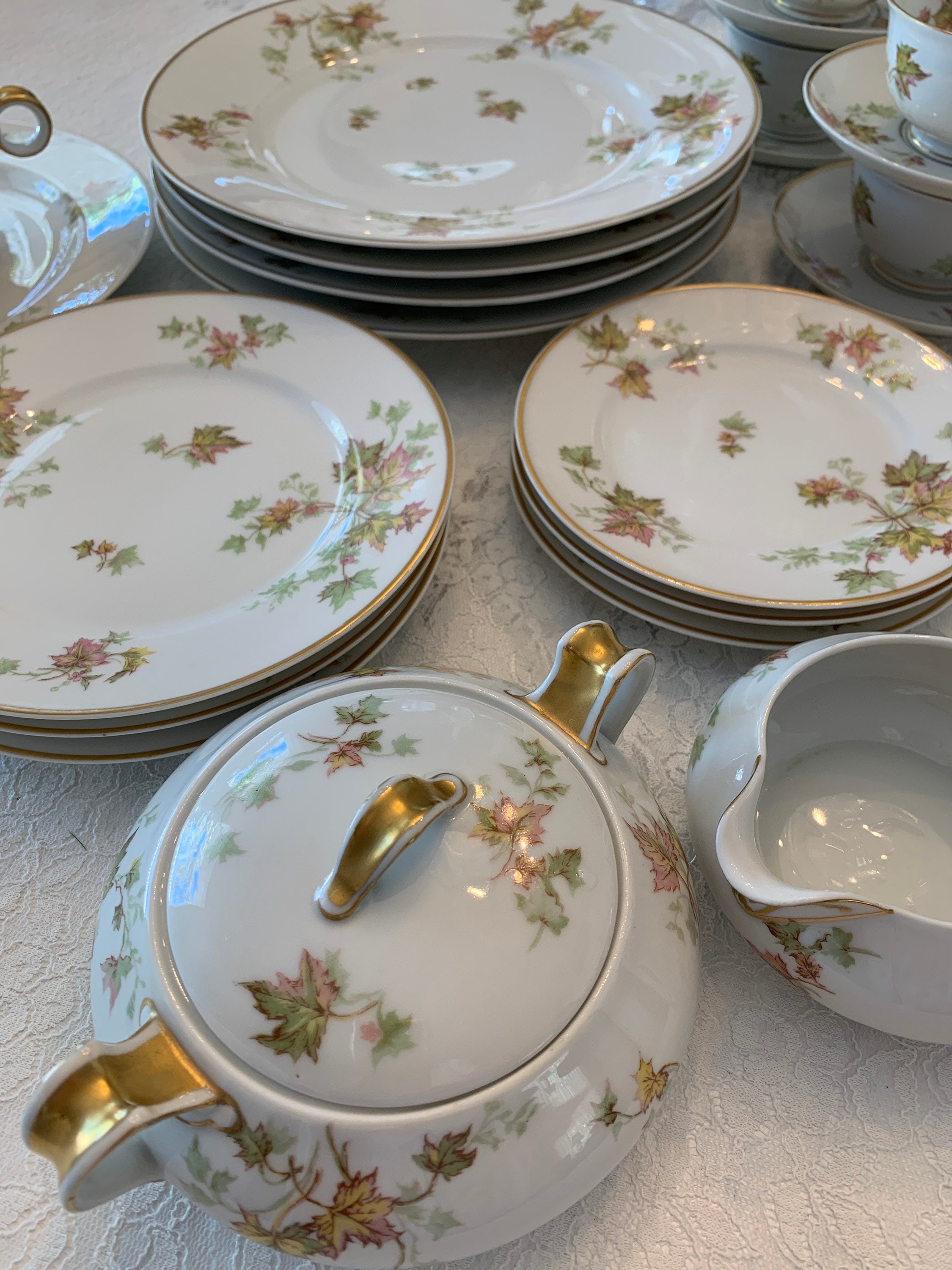 Haviland France Autumn Leaf Pattern Assorted Pieces Replacements