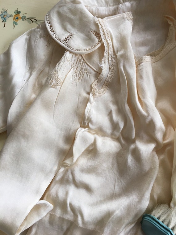 Antique Baby Clothes ~ Baby Jacket, Dress, Bonnet… - image 3