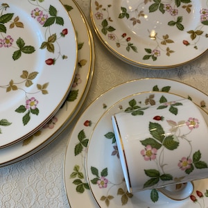 Wedgewood China Strawberry Vine - Etsy