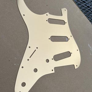New gold brushed anodized aluminum stratocaster electric guitar sss replacement pickguard pg image 2