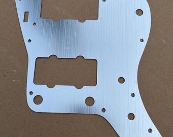 Metal replacement pickguard for Jazzmaster electric guitar