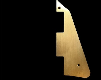 New Dark Gold Brushed Anodized Aluminum L P Electric Guitar Pickguard
