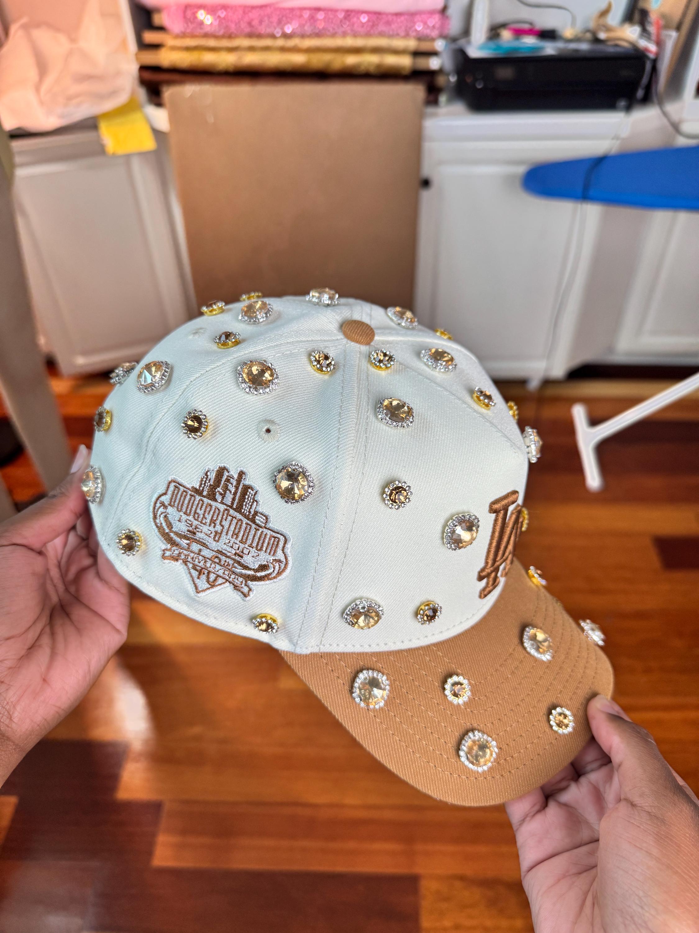 All Over Solid Rhinestone Hat