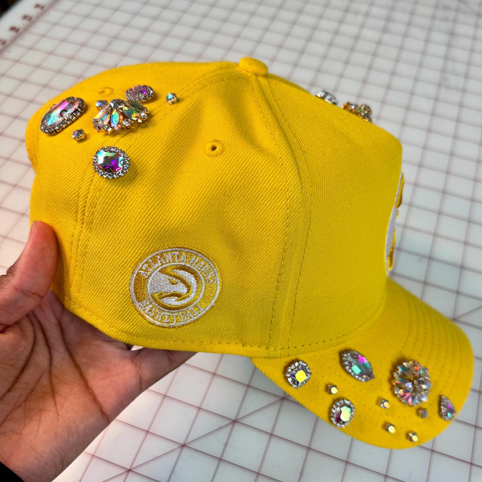Custom Order Rhinestone Hat - Etsy