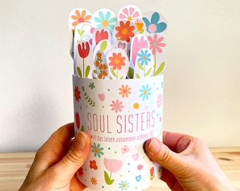 Floral Duplo Wrapper, DIY Best Friend Gift, PDF Pattern Soulmate