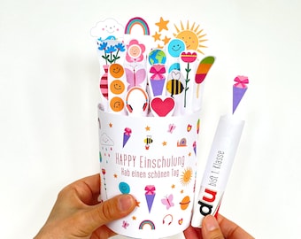 First Day of School Gift Girl, Back to School Candy Wrapper, Printable Duplo Wrapper with Money Holder, DIY Voucher