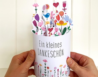 Teacher Thank You Gift, Floral Duplo Chocolate Wrapper DIY, Printable PDF