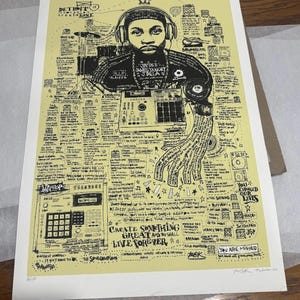 J Dilla Poster - Etsy