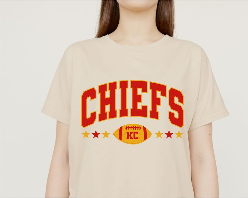 Kansas City Chiefs SVG: Football Clipart Design (digital Download) - Etsy