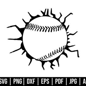ファイヤーベースボールSVG、ベースボールSVG、スポーツデーSVG、ゲームデーSVG、TシャツSVG、ゲームバイブスSVG、昇華デザイン、彼女へのギフト、クリカット