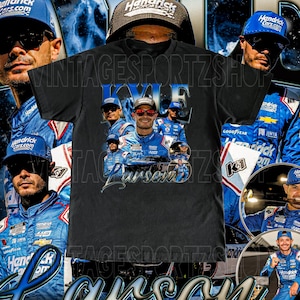 Vintage Kyle Larson Shirt - Adult & Kids Sizes Custom Vintage Design Retro Bootleg Nascar Gift High Quality Tee