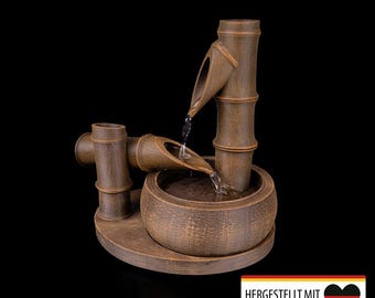 Fontaine intérieure, fontaine de table, oasis de bambous - détente absolue