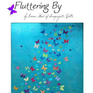 Fluttering By Applique Quilt - PDF Pattern