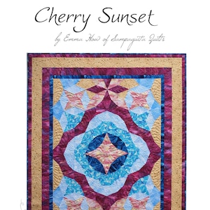 Cherry Sunset - PDF Quilt Pattern