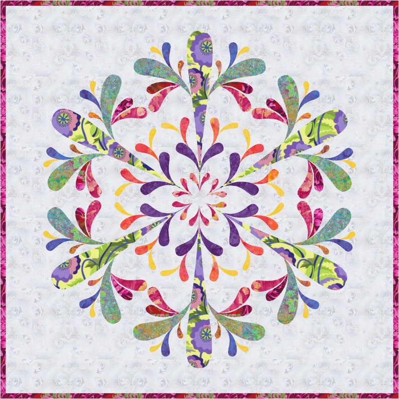 Icy Applique Quilt PDF Pattern image 4