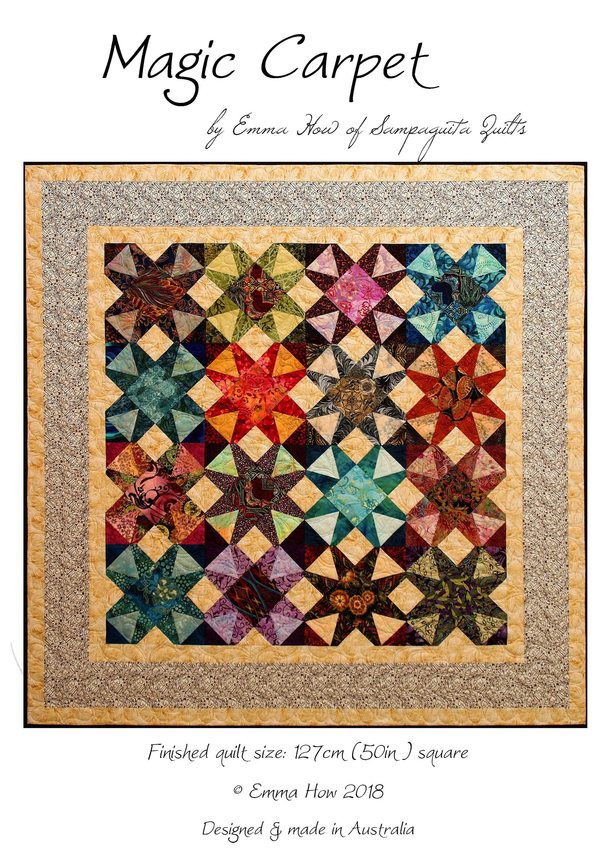 Magic Carpet PDF Quilt Pattern Etsy