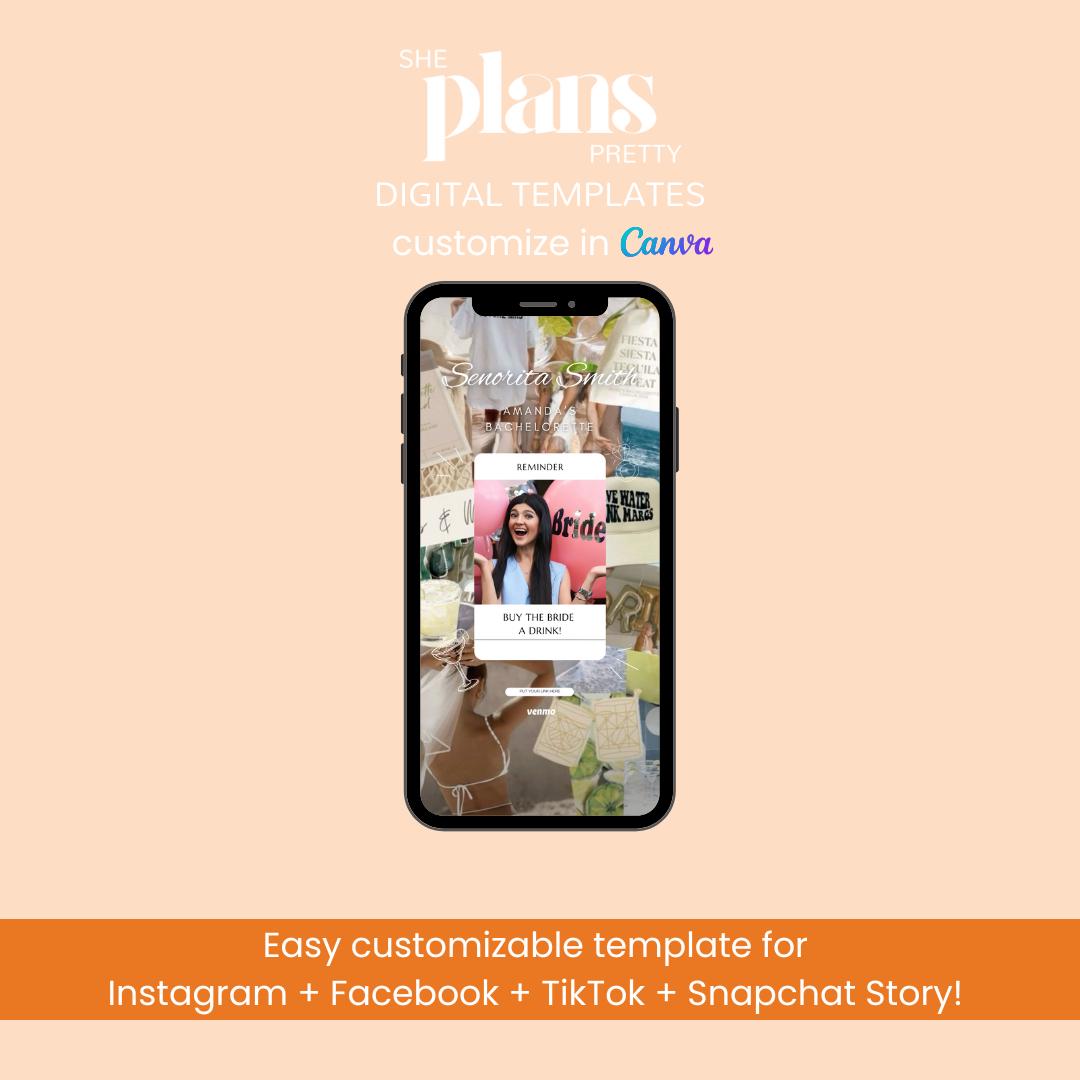 iPhone reminder template - Etsy México, image size:1080x1080