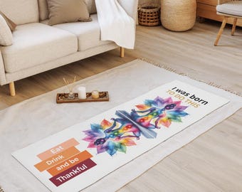 Microsuede Yoga Mat: Anti-Slip Rubber Bottom, Meditation & Fitness