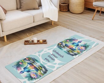 Microsuede Yoga Mat: Anti-Slip Rubber, Meditation & Fitness