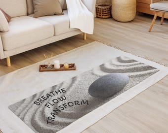 Microsuede Yoga Mat: Anti-Slip Rubber Bottom, Meditation Exercise Mat