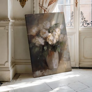 Vintage Floral Still Life Wall Art | Framed Botanical Wall Decor
