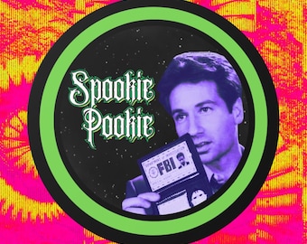 Adesivo in vinile Spookie Pookie X-Files Mulder 2"
