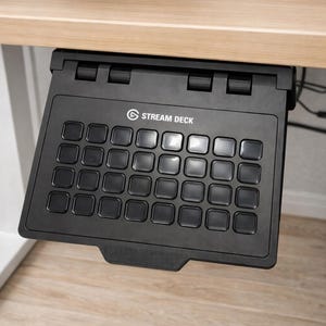 Sliding Under Desk Mount for Elgato Stream Deck XL – Clean Setup