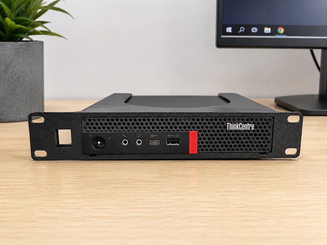 Thinkcenter Mini Rack 1U 10″ Rack Mount for Lenovo Thinkcentre Tiny Series PC With Keystone ...