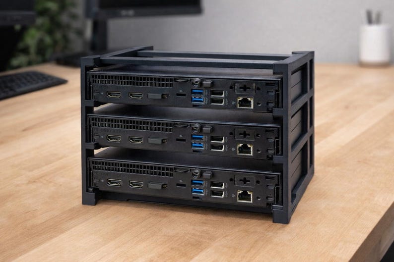Micro Stack Rack Storage Rack for Dell Optiplex Micro (MFF) – 2 to 5 PC Stack Options - Etsy