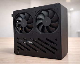 Jonsbo NV10 Dual 92mm Fan Side Panel Mod for GPUs Airflow Upgrade