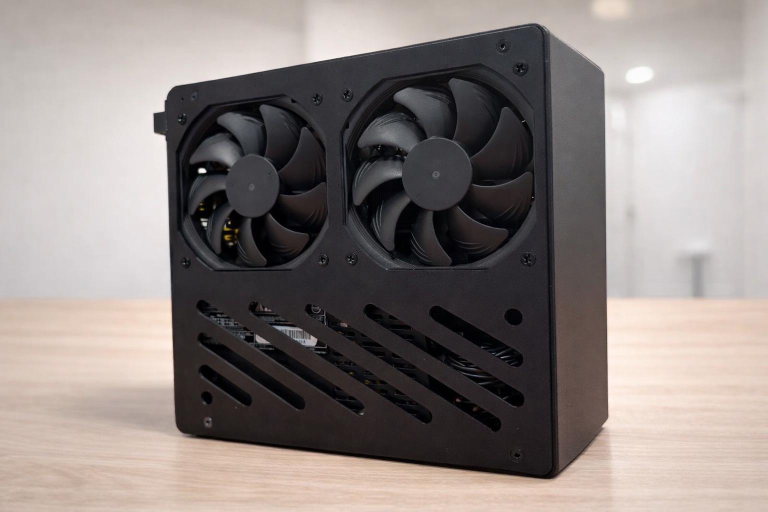 Jonsbo NV10 Dual 92mm Fan Side Panel Mod for Gpus Airflow Upgrade