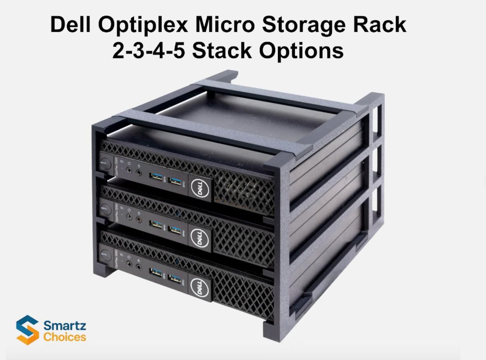 Storage Rack for Dell Optiplex Micro (MFF) – 2 to 5 PC Stack Options - Etsy