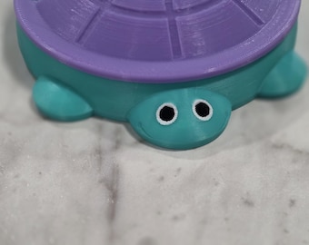 Mini arenero para tortugas: comedero para mascotas impreso en 3D - Ahora con ojos de colores
