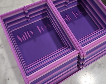 Customizable Hermit Crab Water Pool with Bubbler Hookup - Soaking Bowl & Tray