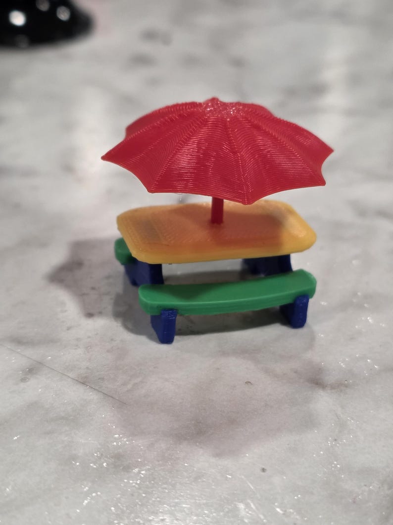 Miniature Little Park Set or Singles. 3D Printed. Perfect for Jumping Spiders Enrichment Toy Bild 20