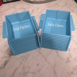 Set of Pools with Bubbler Hook Up - Soaking Bowl and Tray for Hermit Crabs and More! TESTED - READY to SHIP! Color Error Discount!