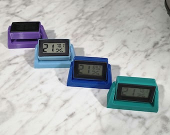 3D Printed Adjustable Thermometer Hygrometer Holder