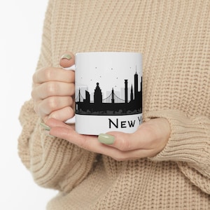New York Mug | Stylish Coffee Cup for Tourists | Perfect Gift for City Lovers | 11oz & 15oz Sizes