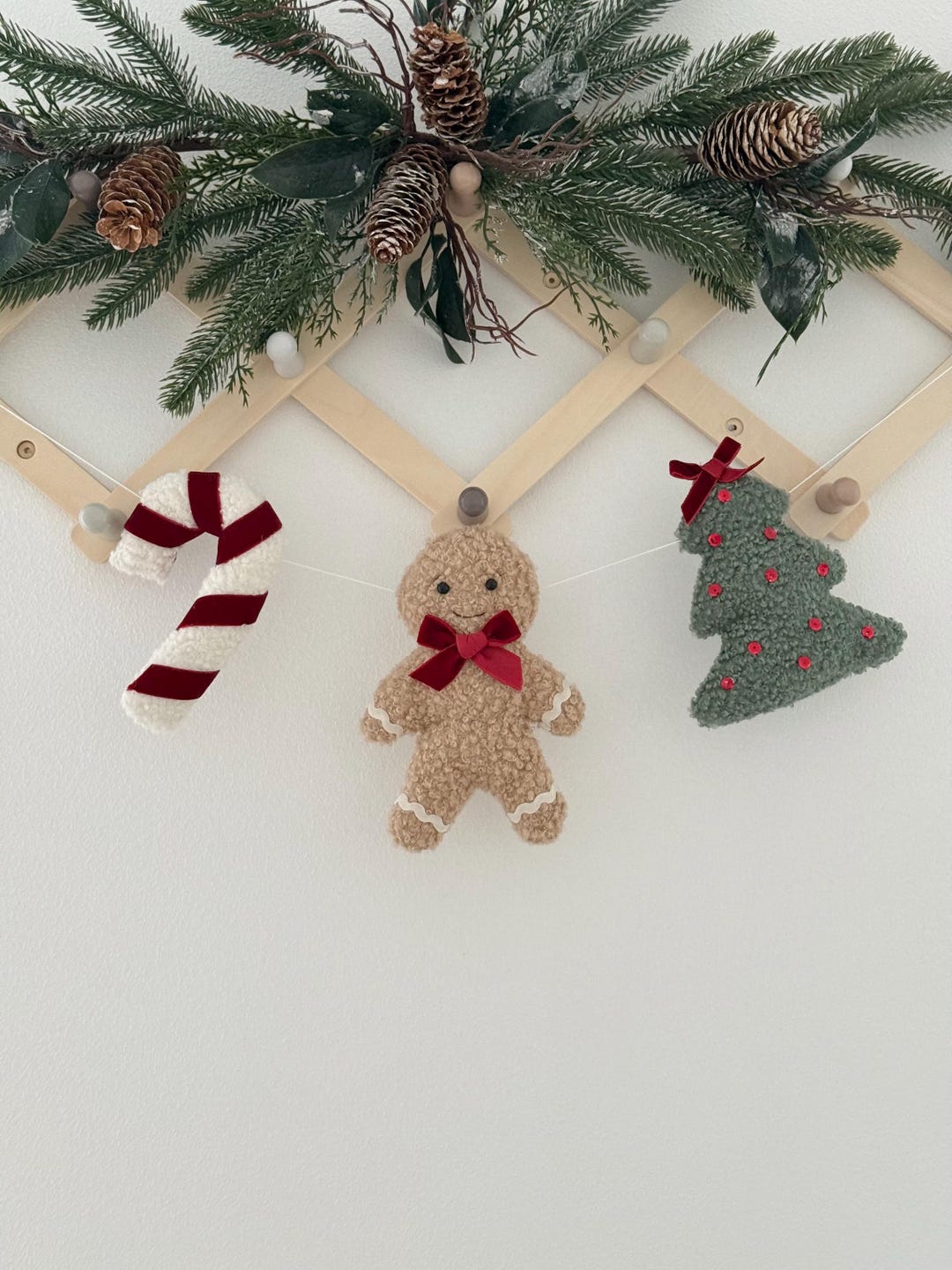 Kerstslinger | 2,7 m | Metaal | Kunststof | Groen