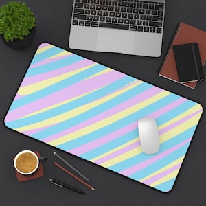 Vibrant Colorful Desk Mat | Large Desk Pad | Non-Slip Mouse Pad | Soft & Durable Desk Protector | Perfect for Home Office or Study