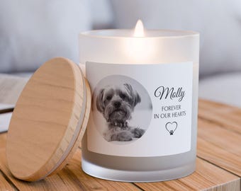 Custom Pet Memorial Candle, Pet Remembrance Gift,Pet Memorial Candle, Dog Remembrance, Pet Sympathy,Dog Sympathy Gift, Pet Loss,Pet Sympathy