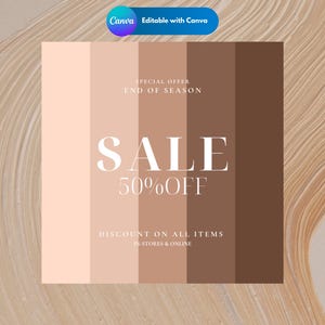 Sale Flyer, Offer, Instagram Post, Canva Template, DIY Flyer, Instagram Flyer, Social Media Flyer, Party, Sale, SoMe Posts, Events for SoMe