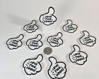 Love This Door Magnet - Disney Cruise Magnet - Personalized Stateroom Door Decoration, Fish Extender Gift, or Pixie Dust Gift - 3D Printed