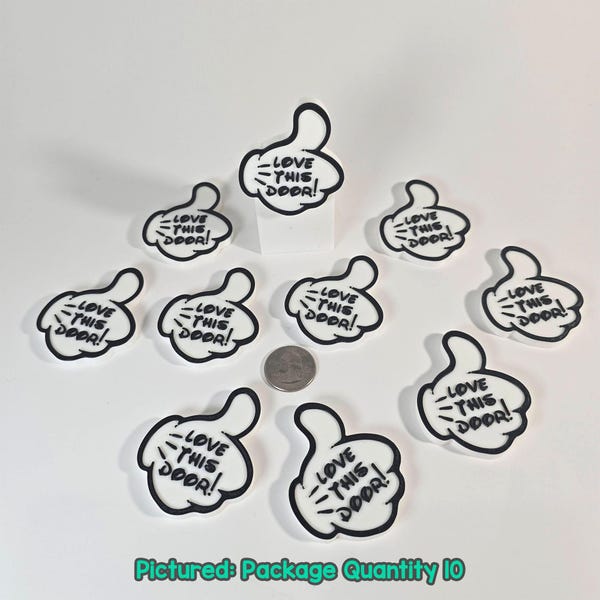 Imán para puerta "Me encanta este imán" - Imán de crucero de Disney - Decoración personalizada para puerta de camarote, regalo extensor de peces o regalo de polvo de hadas - Impresión 3D