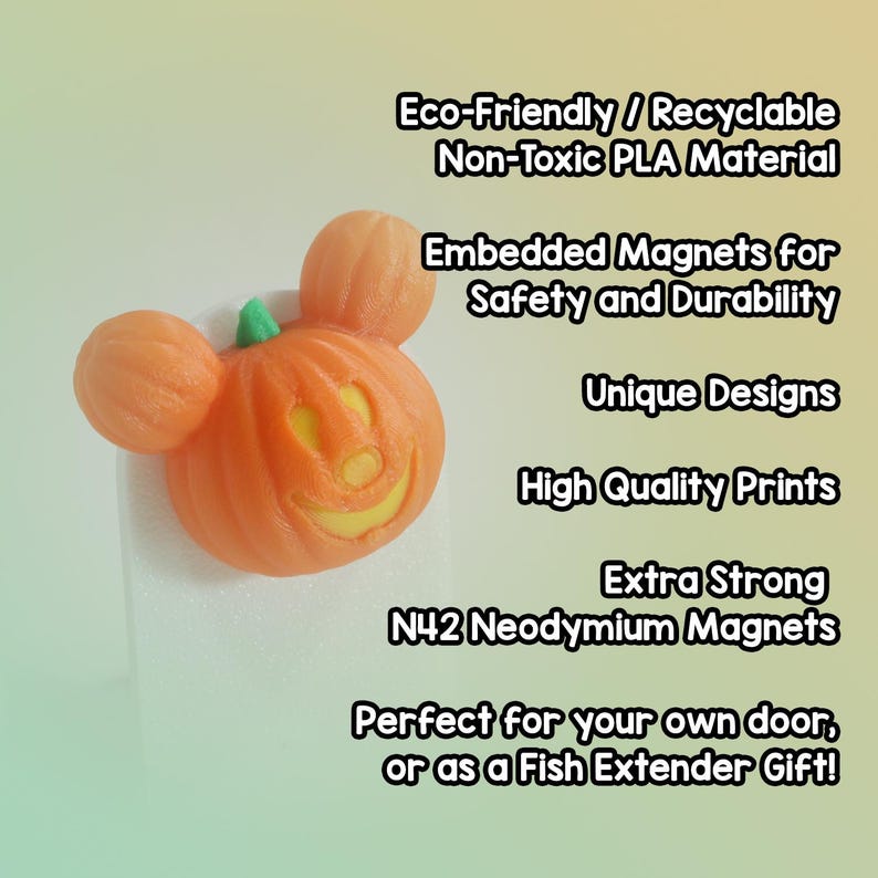Mickey Jack-o-lantern Magnets - Perfect for Halloween on the High Seas ...